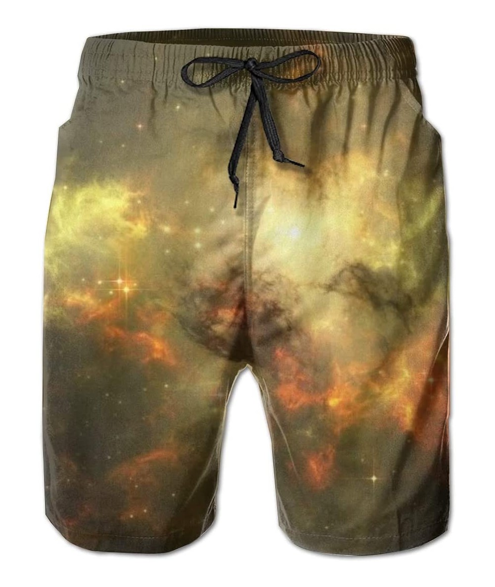 Board Shorts Men Cool Surfing Beach Board Shorts Swim Trunks - Space Brilliant Galaxy - Space Brilliant Galaxy - CF18TTZYXK8 ...