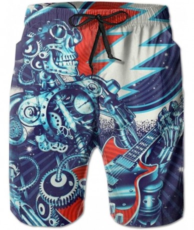 Board Shorts Grateful-Dead Swim Trunks Beach Workout Shorts Boardshorts for Men Teen Big Boys - The Grateful Dead F - CX190SX...