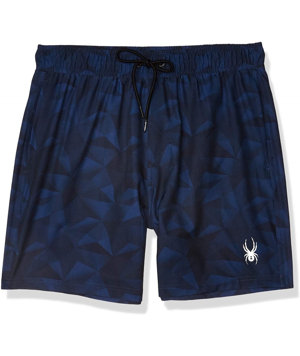 Trunks Men's 7" Tristar Volley Swim Trunks - Navy Tristar - C7193O6IXIO $43.60