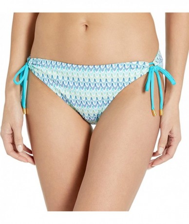 Bottoms Women's Beachcomber Reversible Tunnel Hipster Bikini Bottom - Blue/Multi - CK12CJTB15J $57.69