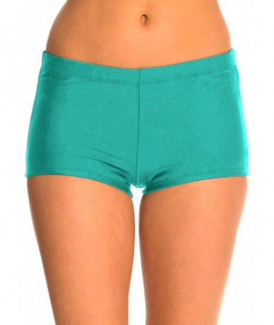 Tankinis Women Swim Bottoms Shorts Boyshorts Bikini Swimming Panty Swimwear Trunk - Green - C218UTXT0QT $21.57