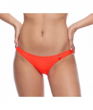 Sets Women's Smoothies Basic Solid Fuller Coverage Bikini Bottom Swimsuit - Smoothie Spark - CJ18Z04SIWO $52.90