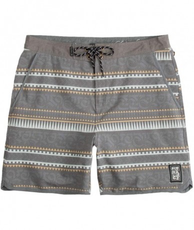 Board Shorts Men's Cryptik Mana Beachside 18" - Black - CI18O26X7E4 $66.89