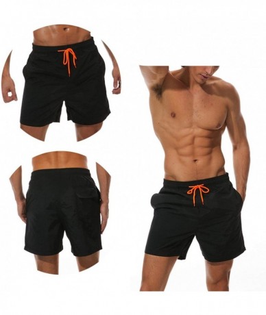 Board Shorts Swimwear Swim Shorts Trunks Beach Board Shorts Swimming Pants Swimsuits - Peacock Blue - CZ18U66OKKZ $74.51