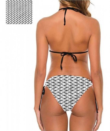 Bottoms Bikini Set Swimsuits Tie Side Bottom Triangle Rasta Man Sketch Portrait - Multi 17 - CR190EA0KDH $77.10