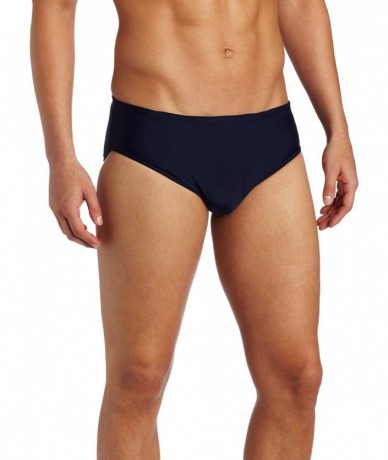 Briefs Sport Men's Solid Racer Swim Suit - Navy - C3111DTP5NV $40.93