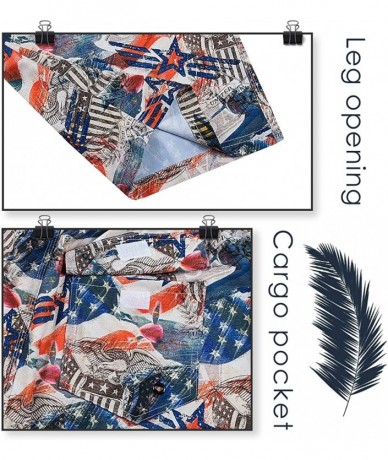 Board Shorts Men's Swim Trunks Quick Dry Board Shorts Beach Holiday Swimwear Print Bathing Suit L2 - 22 Flag - C218HELTS95 $3...