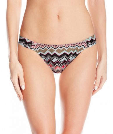 Tankinis Women's Rio Swimsuit Bottom - V - Lichen Chevron Stripe - CF12IR96W31 $21.65