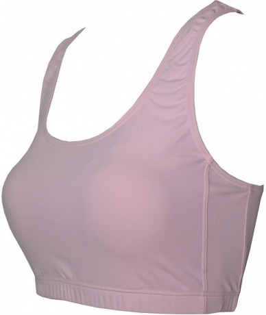 Rash Guards Women Plus Size UPF 50+ Swim Tank Bra Short Top Rash Guard - Light_pink_pu - C718T6SNK97 $40.77