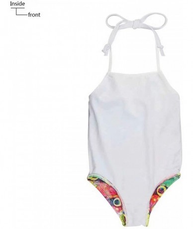 Sets Little Girls One Piece Swimsuit Animal Printed Bathing Suit Surfer Short - X-daisy Fox - CT194TO4CG6 $20.80