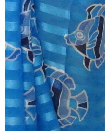 Cover-Ups Women One Size Boho Shawl Beach Towels Sarong Wrap Cover Up Full Long B - Blue_t644 - CB110GKJL0B $29.84