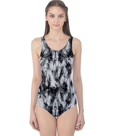 One-Pieces Womens Tie Dye One Piece Swimsuit - White Tie Dye 2 - CN12H495B9V $56.46