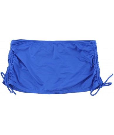 Bottoms Royal Blue Skirtini Bottoms with Drawstrings for Women (S) - CC11HRQ9TA3 $36.27