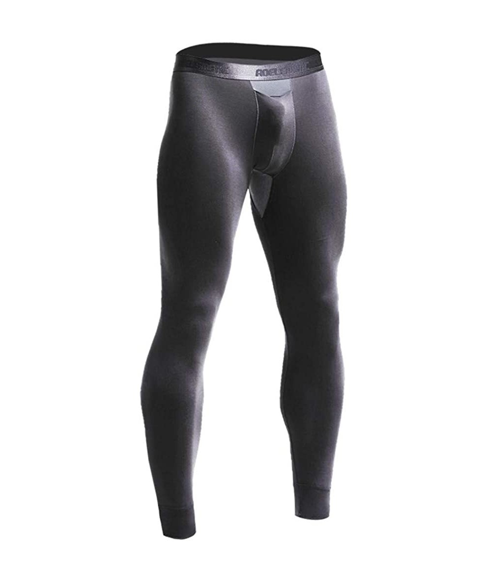 Trunks Men's Compression Pants Baselayer Cool Dry Sports Running Yoga Tights Leggings - Graya - CU18ALZNY6G $27.74