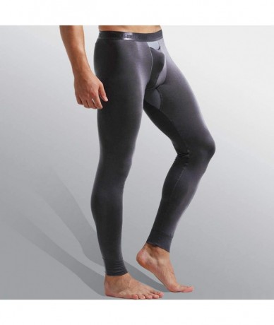 Trunks Men's Compression Pants Baselayer Cool Dry Sports Running Yoga Tights Leggings - Graya - CU18ALZNY6G $27.74