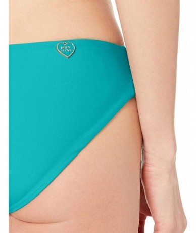 Sets Women's Smoothies Ruby Solid Bikini Bottom Swimsuit - Smoothies Peacock - C718HW8L7CM $85.45