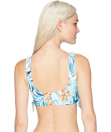 Tops Women's Tropicana Cropped Bikini Top - Vanilla/Van - CF17WU393QM $83.80