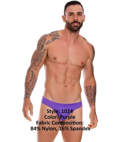 Briefs Mens Fashion Swim Briefs Swimwear for Men - Purple_style_1024 - CV1960LOC46 $78.29