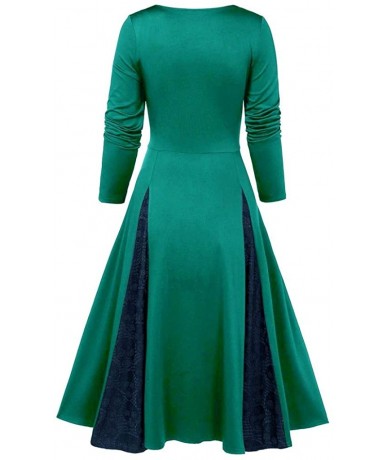 Sets Chinese Button Midi Dresses for Women Long-Sleeve Traditional Slim-Fit Pleated Vintage Dress Oriental Wedding Garments -...