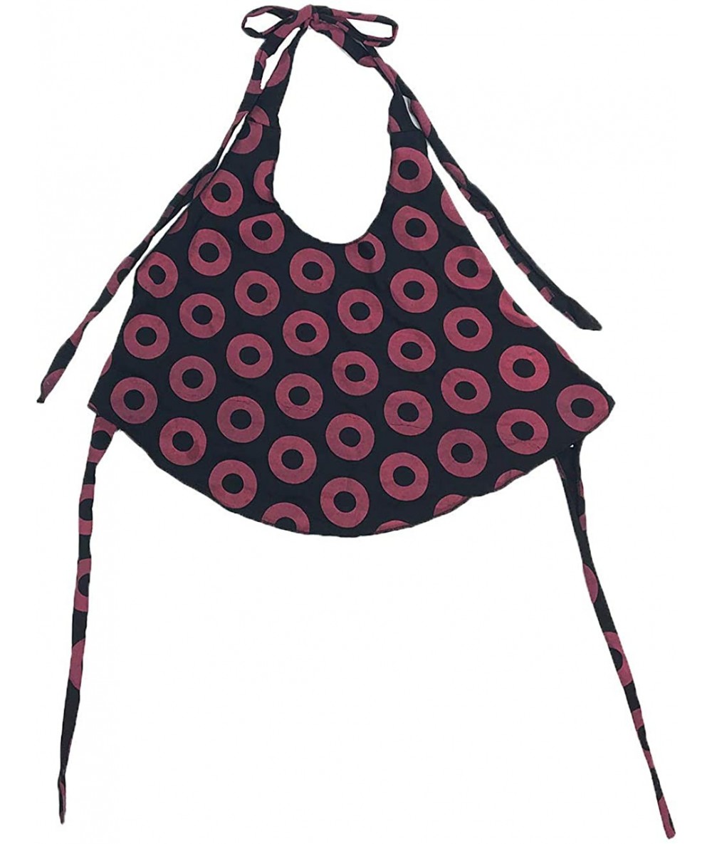 Cover-Ups Cotton Lycra Phish Donut Print Chest Cover Up | Phish | PH-8 - Black - C418SK0OD44 $34.84