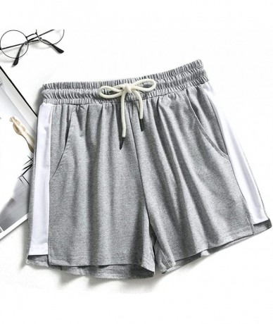 Board Shorts Fashion Women Lady Summer Sport Shorts Beach Short Pants White Shorts for Women - Gray - C8190X07MMG $30.01