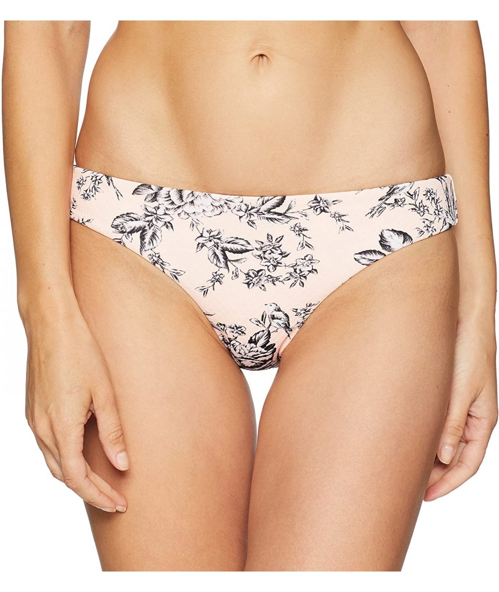 Bottoms Women's Brazilian Bikini Bottom Swimsuit - Love Bird Peach - CJ187KW3GI9 $80.62