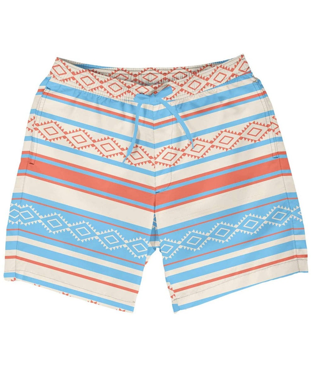 Board Shorts Men's Bright Swim Trunks for Spring Break and Summer - Board Shorts for Guys - Bluepalm - CA18OTHD0TN $53.48