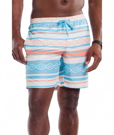 Board Shorts Men's Bright Swim Trunks for Spring Break and Summer - Board Shorts for Guys - Bluepalm - CA18OTHD0TN $53.48