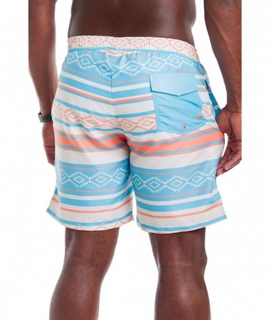 Board Shorts Men's Bright Swim Trunks for Spring Break and Summer - Board Shorts for Guys - Bluepalm - CA18OTHD0TN $53.48