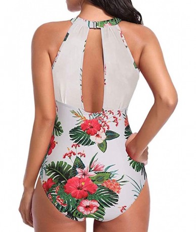 Racing One Piece Slimming Vintage Bikini Swimwear Bikini Suspender Bathing Suits Beachwear Monokini - Rd1 - CS197C95XR8 $34.57