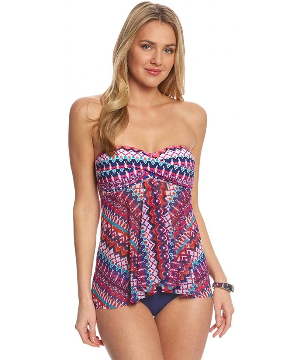 Tops Tequila Bandeau Tankini Top - Multi - C512HPPA5O9 $45.06