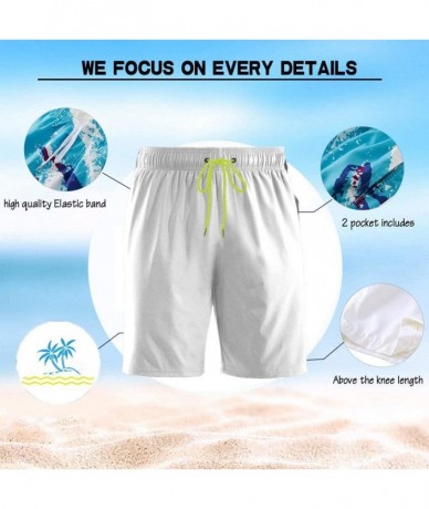 Board Shorts Blue Shadow Hedgehog Running Men's Summer Surf Swim Trunks Beach Shorts Pants Quick Dry Board Shorts with Pocket...