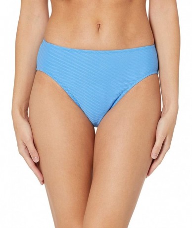 Bottoms Women's Basic Swimsuit Bottom - Ribbons Bondi Blue - CQ18GDNDIDQ $54.10