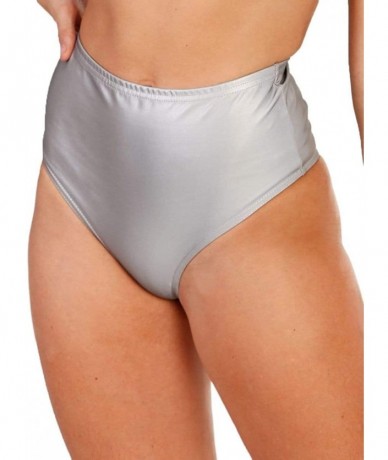 Bottoms Women's High Waisted Booty Shorts Rave Bottoms - Reflect on It - CB18UHUKXDX $50.56