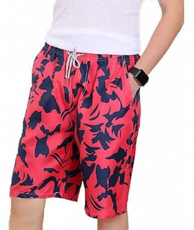 Board Shorts Mens 2019 Hot Sale Swim Trunks with Pockets Plus Size Cuekondy Fashion Printed Quick Dry Surfing Beach Board Sho...