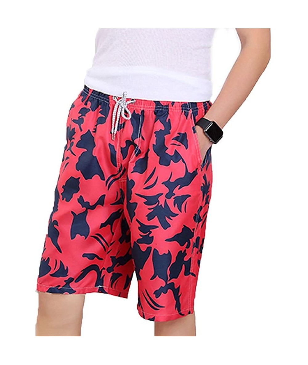 Board Shorts Mens 2019 Hot Sale Swim Trunks with Pockets Plus Size Cuekondy Fashion Printed Quick Dry Surfing Beach Board Sho...