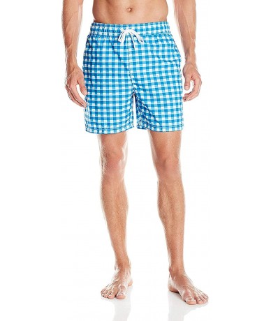 Trunks Men's Riviera Swim Trunks - St. Moritz Royal - CB11T0Y6NO1 $36.00