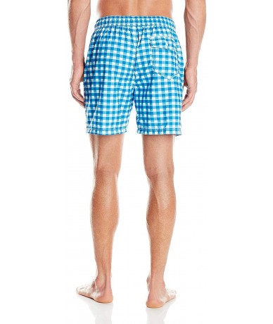 Trunks Men's Riviera Swim Trunks - St. Moritz Royal - CB11T0Y6NO1 $36.00