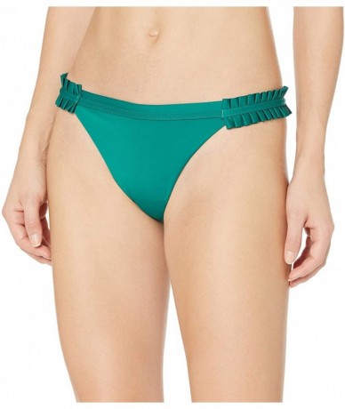 Bottoms Women's Ponderosa Medium Coverage Bikini Bottom - Emerald Green - CY18XHROKOC $29.01