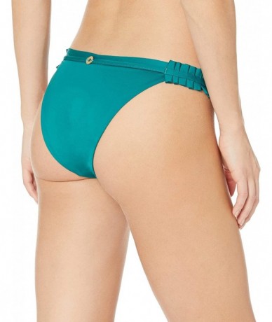 Bottoms Women's Ponderosa Medium Coverage Bikini Bottom - Emerald Green - CY18XHROKOC $29.01