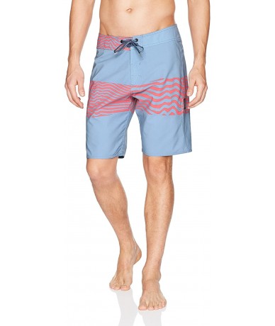 Board Shorts Men's Macaw Faded 20" Mod Boardshort - Wrecked Indigo - CP182TGAXSY $74.69