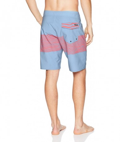 Board Shorts Men's Macaw Faded 20" Mod Boardshort - Wrecked Indigo - CP182TGAXSY $74.69