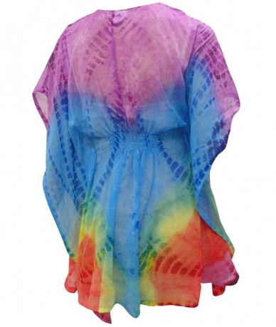 Cover-Ups Women's Plus Size Summer Swimsuit Cover Ups Beach Swimwear Short Mini A - Multicolor_l81 - C0119EQW89T $39.60