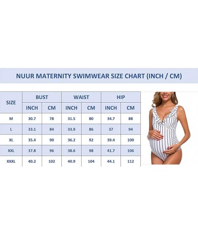 Sets Maternity Swimsuits One Piece Bathing Suit Pregnancy Swimwear for Pregnant Women - A New Design Ruffle-wine Red - C619CI...