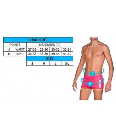 Trunks Mens Square Cut Drag Short Training Swimsuit - Grey - CH18UQA5CL5 $43.14