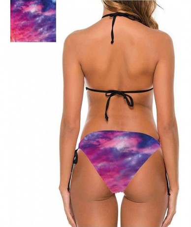 Sets Bikini Swimwear Triangle Bikini Swimsuits Clouds Sunset Inspiring - Multi 09 - CV190EAWLWK $75.45