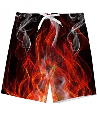 Board Shorts Kids Boys Swim Trunks Mesh Lining Water Resistant Beach Shorts 5-14 Years - Style 16 - C31902SSES2 $26.85