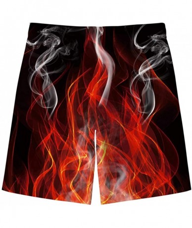 Board Shorts Kids Boys Swim Trunks Mesh Lining Water Resistant Beach Shorts 5-14 Years - Style 16 - C31902SSES2 $26.85