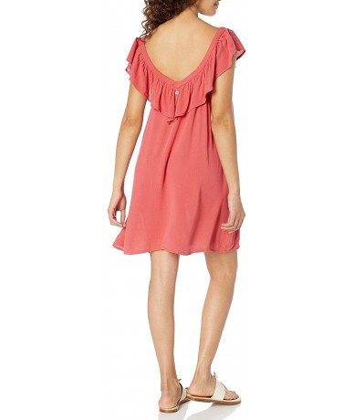 Cover-Ups Women's Classic Surf Cover Up - Red - CV18QHH4C60 $76.28