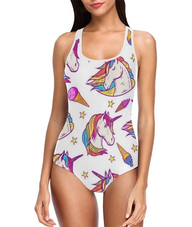 One-Pieces Cartoon Animal Pattern One Piece Swimsuit Swimwear Bathing Suit for Women Juniors (XS-3XL) - Multi 10 - CY18EOXKDS...